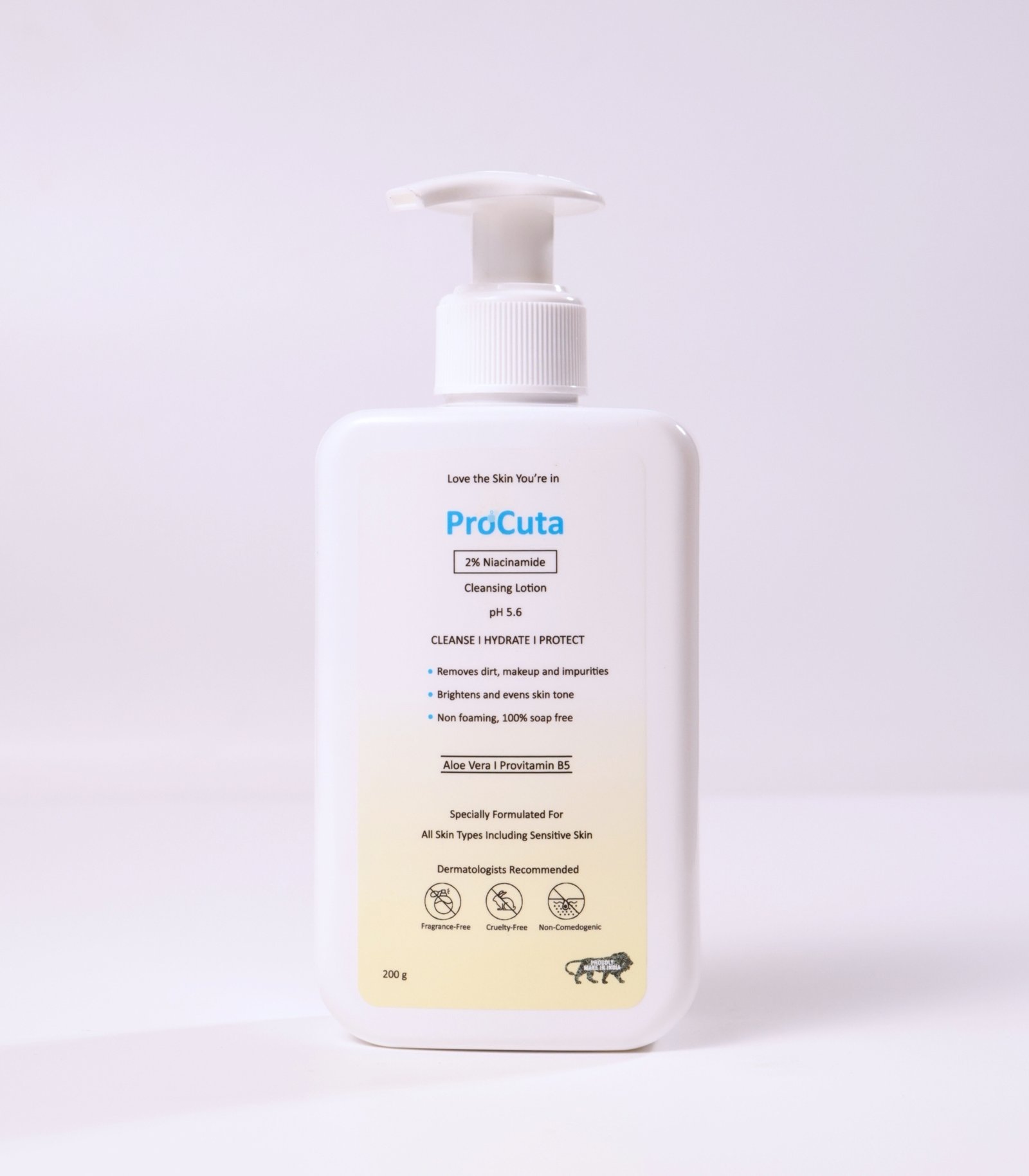 ProCuta Gentle Cleansing Lotion | Daily Face Wash for Soft, Healthy Skin | 200g