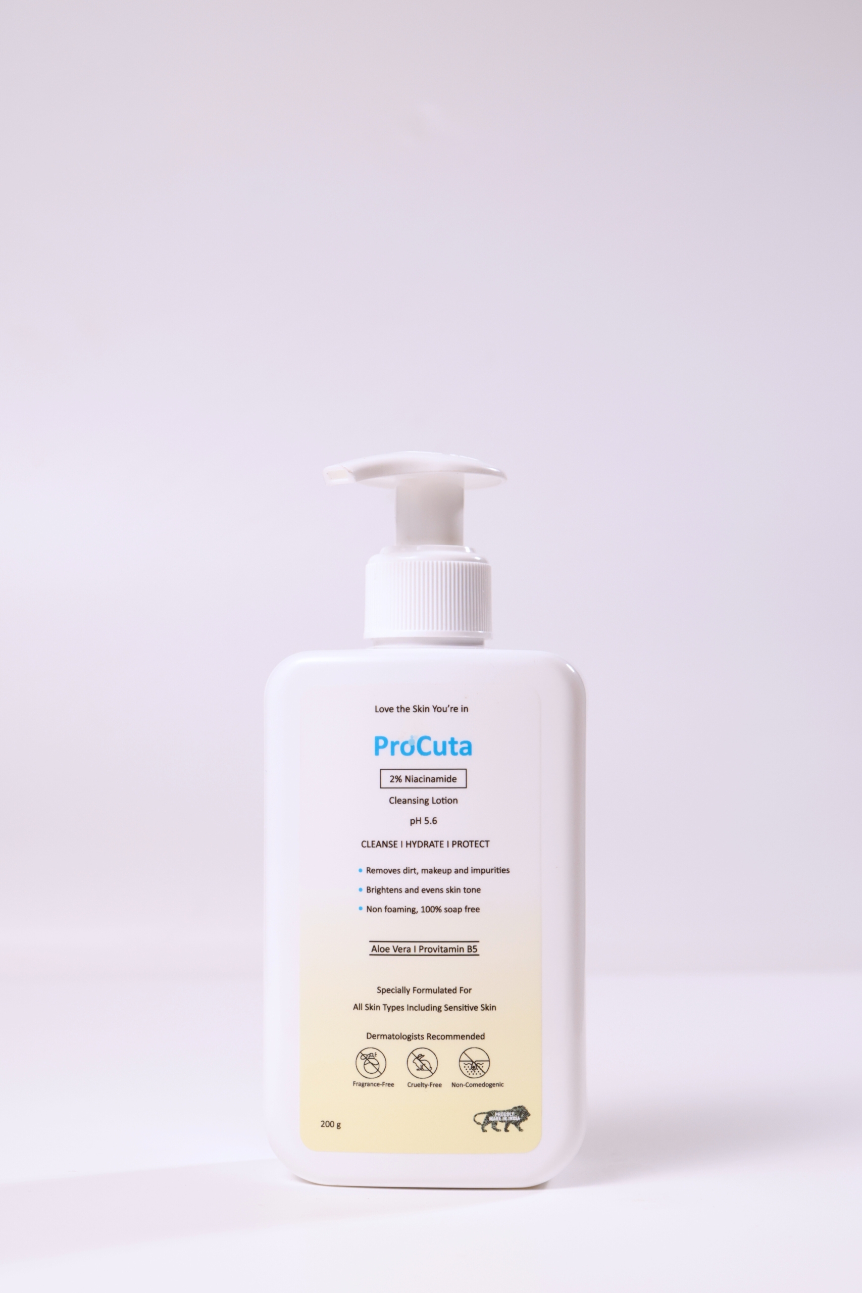 ProCuta Gentle Cleansing Lotion | Daily Face Wash for Soft, Healthy Skin | 200g